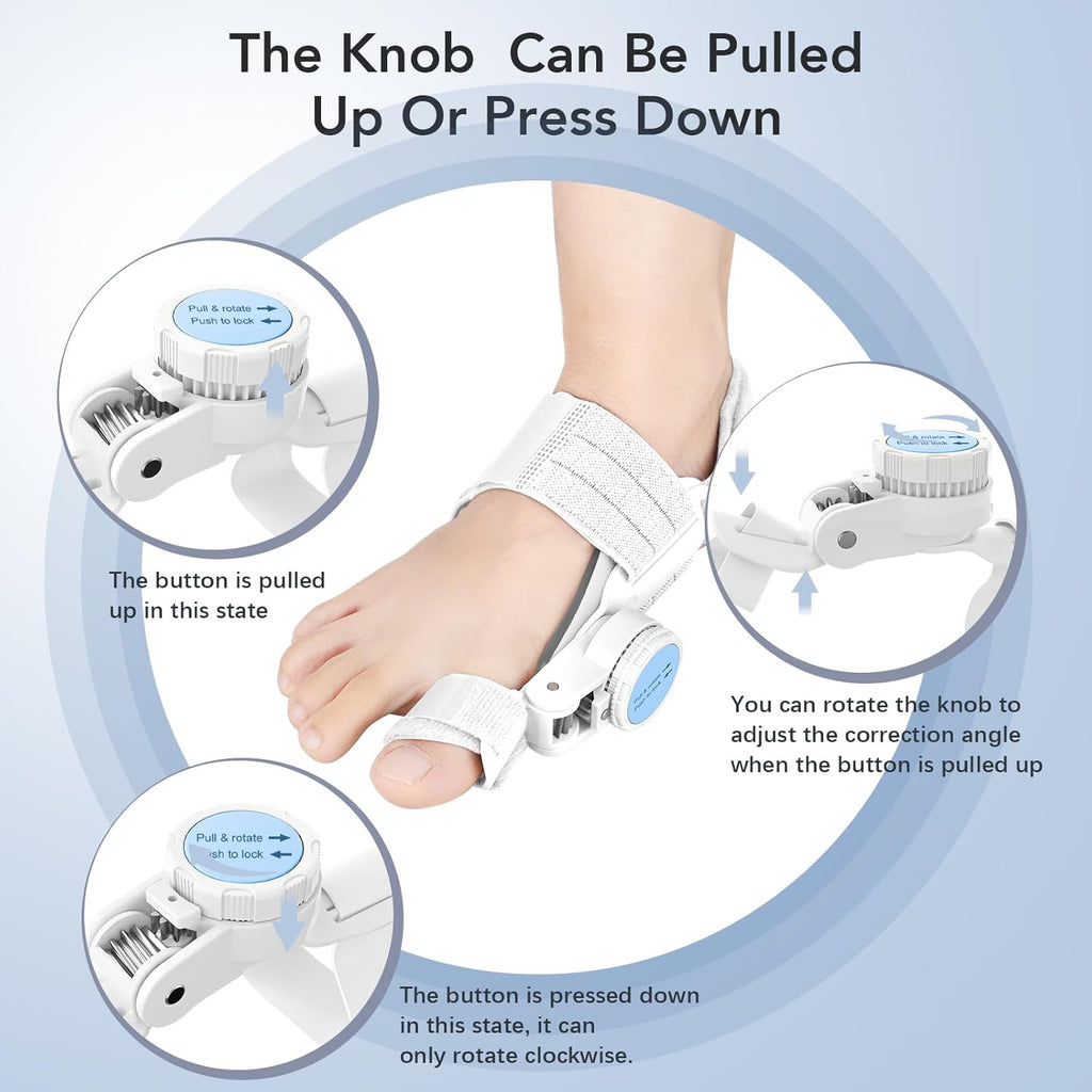 Adjustable Bunion Corrector Splint for Hallux Valgus Toe Straightener Brace

