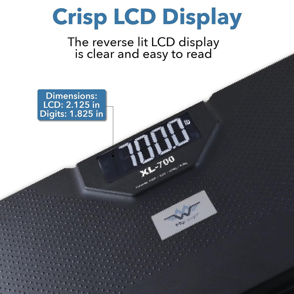My Weigh XL-700 Talking Bathroom Scale, 700 lb (320 kg)

