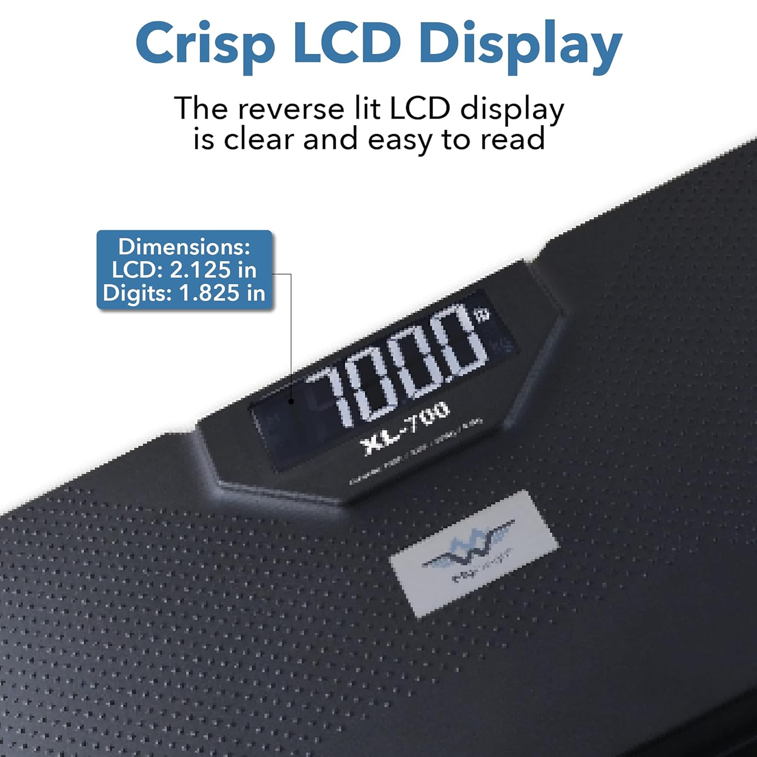 My Weigh XL-700 Talking Bathroom Scale, 700 lb (320 kg)

