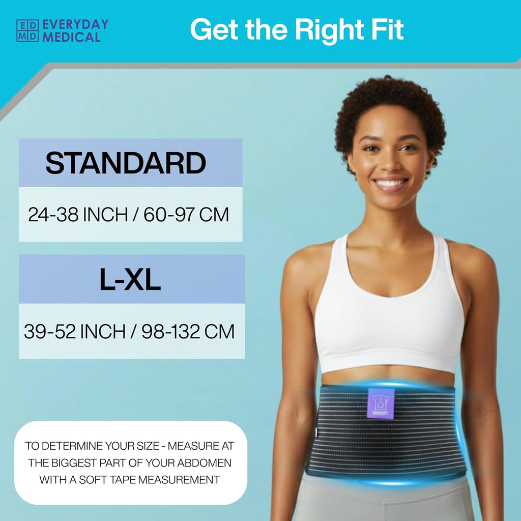 Medical Umbilical Hernia Belt Abdominal Binder Post-Surgery Compression Support

