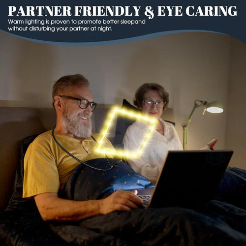 10X Hands-Free Rechargeable Page Magnifier with Light, 106 LEDs, Storage Bag

