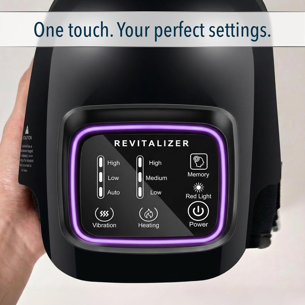 FORTHiQ Pro+ Knee Massager with Heat, Dual Red Light Therapy and Vibration

