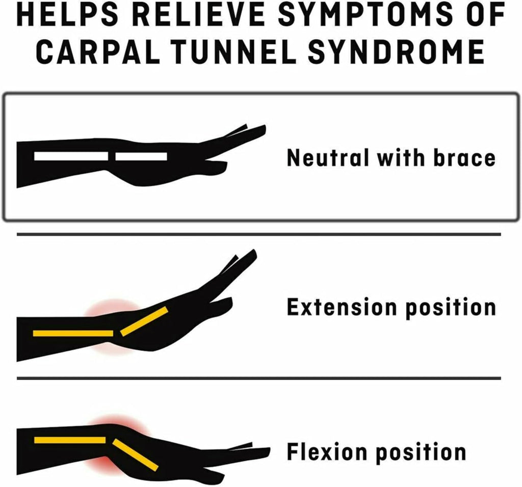 FUTURO Night Wrist Support Adjustable Wrist Brace for Carpal Tunnel Relief

