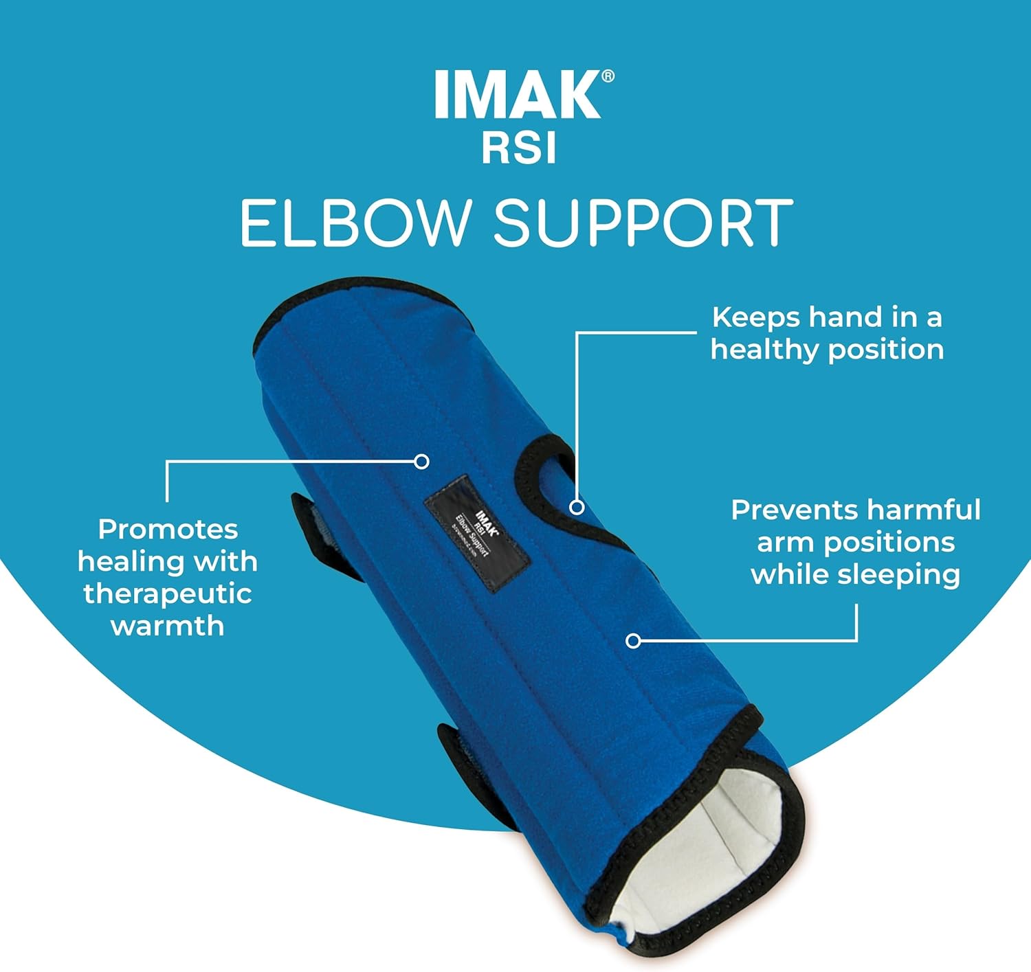 Brownmed IMAK RSI Elbow Support Nighttime Splint Elbow Brace for Tennis Elbow

