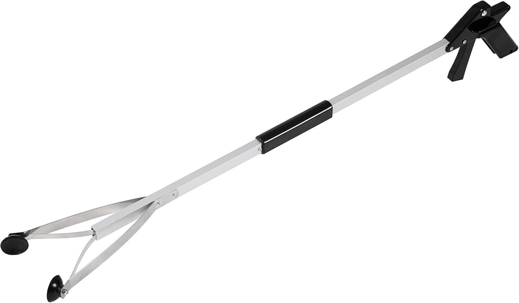 Luxet 32 in Aluminum Suction Cup Grabber Tool, Foldable Reacher Pickup Picker

