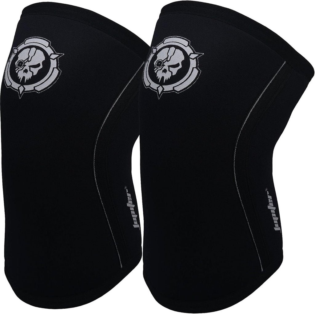 Jupiter 7mm Neoprene Compression Knee Sleeves for Weightlifting Knee Braces

