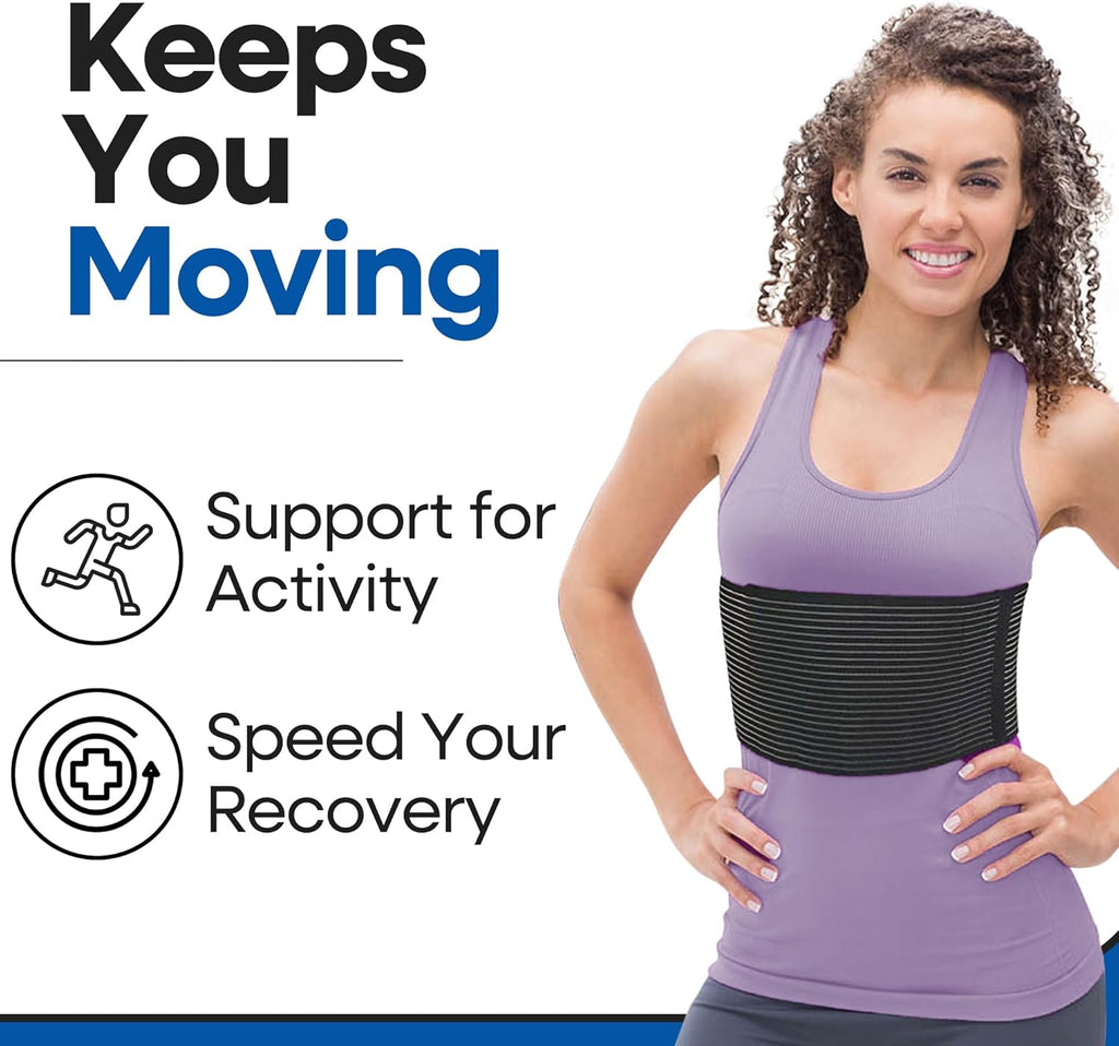 Armstrong America Rib Brace Rib Wrap Compression Support Belt for Chest Pain

