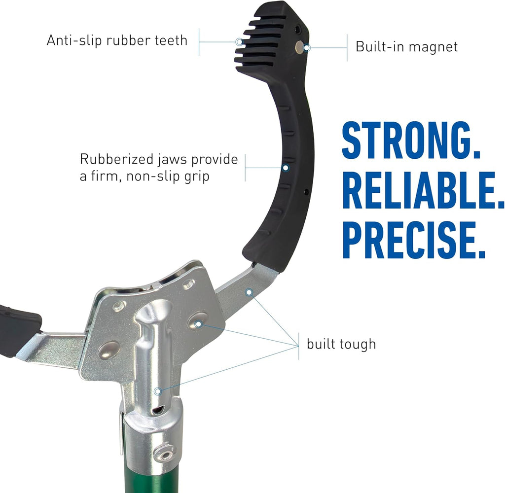 Unger Professional Reacher Grabber Tool with Built-in Magnet, Ergonomic Grip

