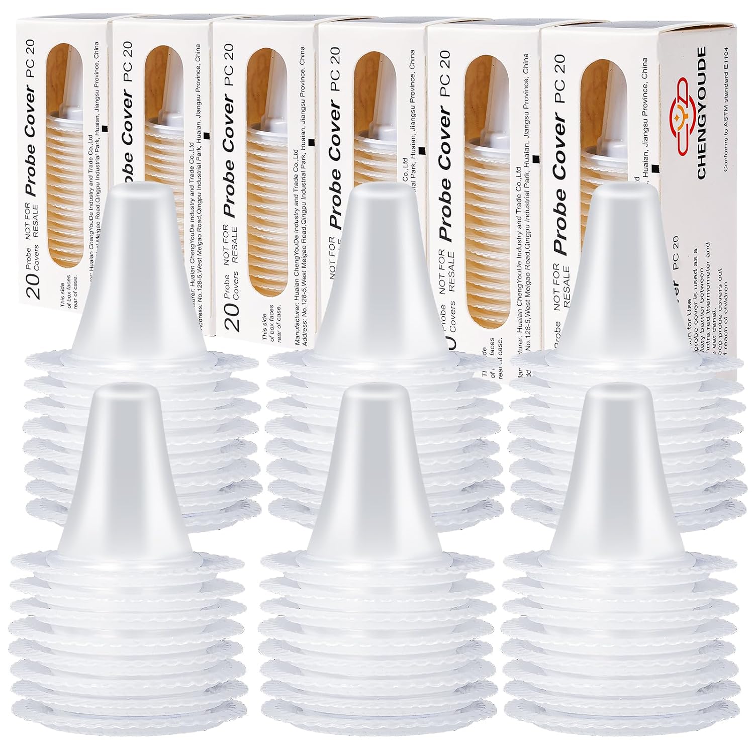 Braun Ear Thermometer Probe Covers, Disposable Lens Filters, Refill Caps

