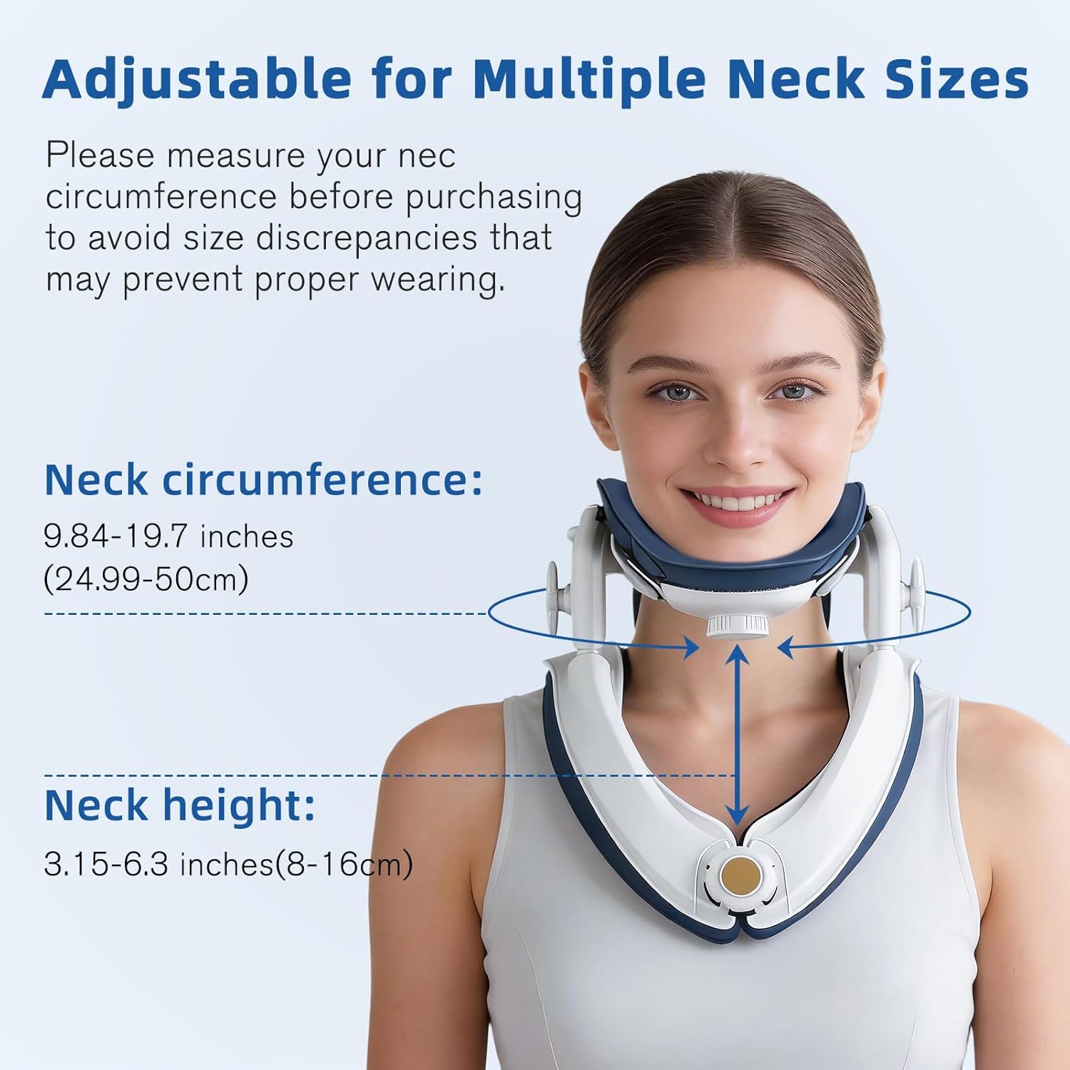 Sanivor Neck Traction Device Cervical Spine Decompression Support Brace


