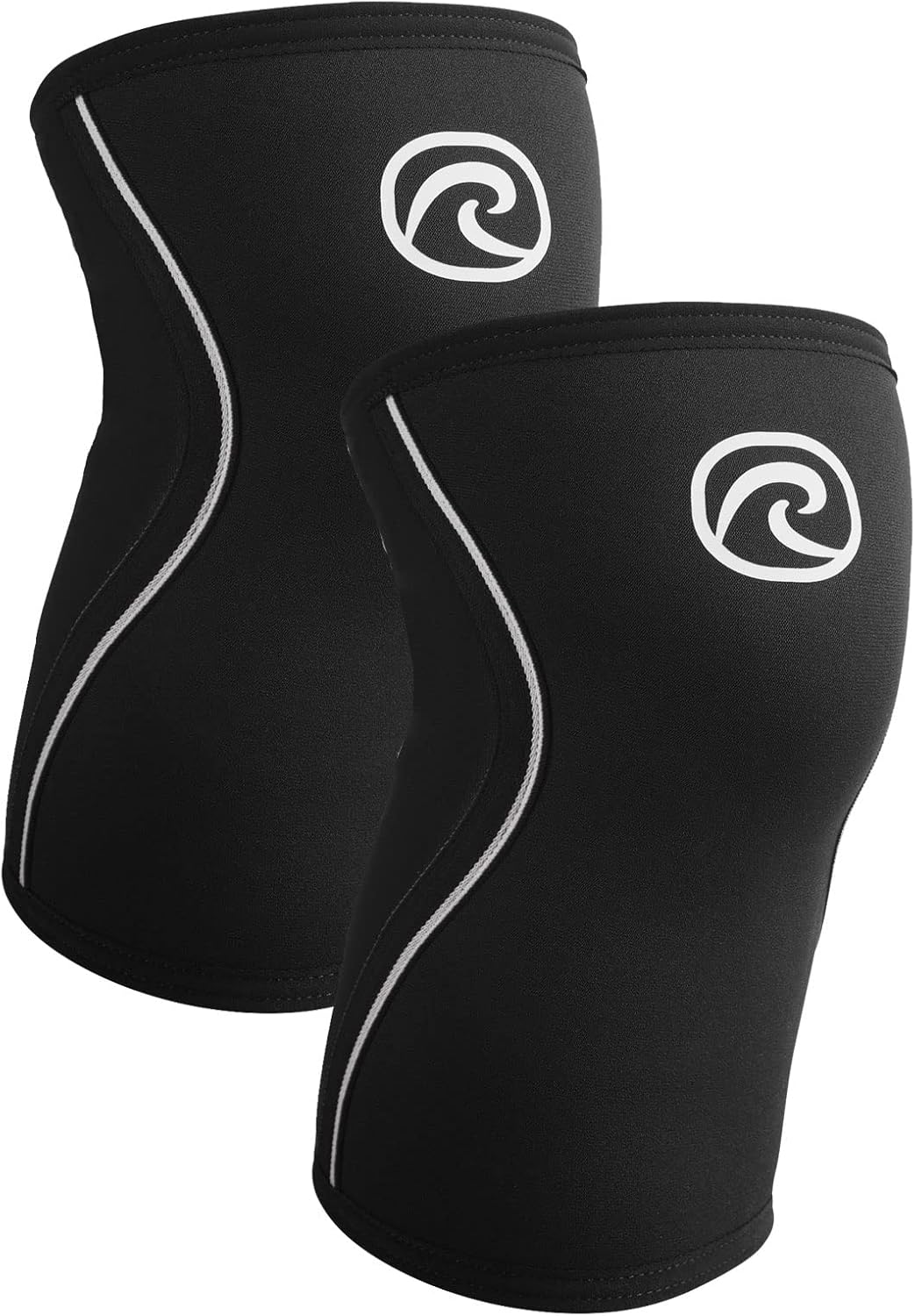 Rehband 5mm Neoprene Knee Compression Sleeve for Weightlifting, Training Support

