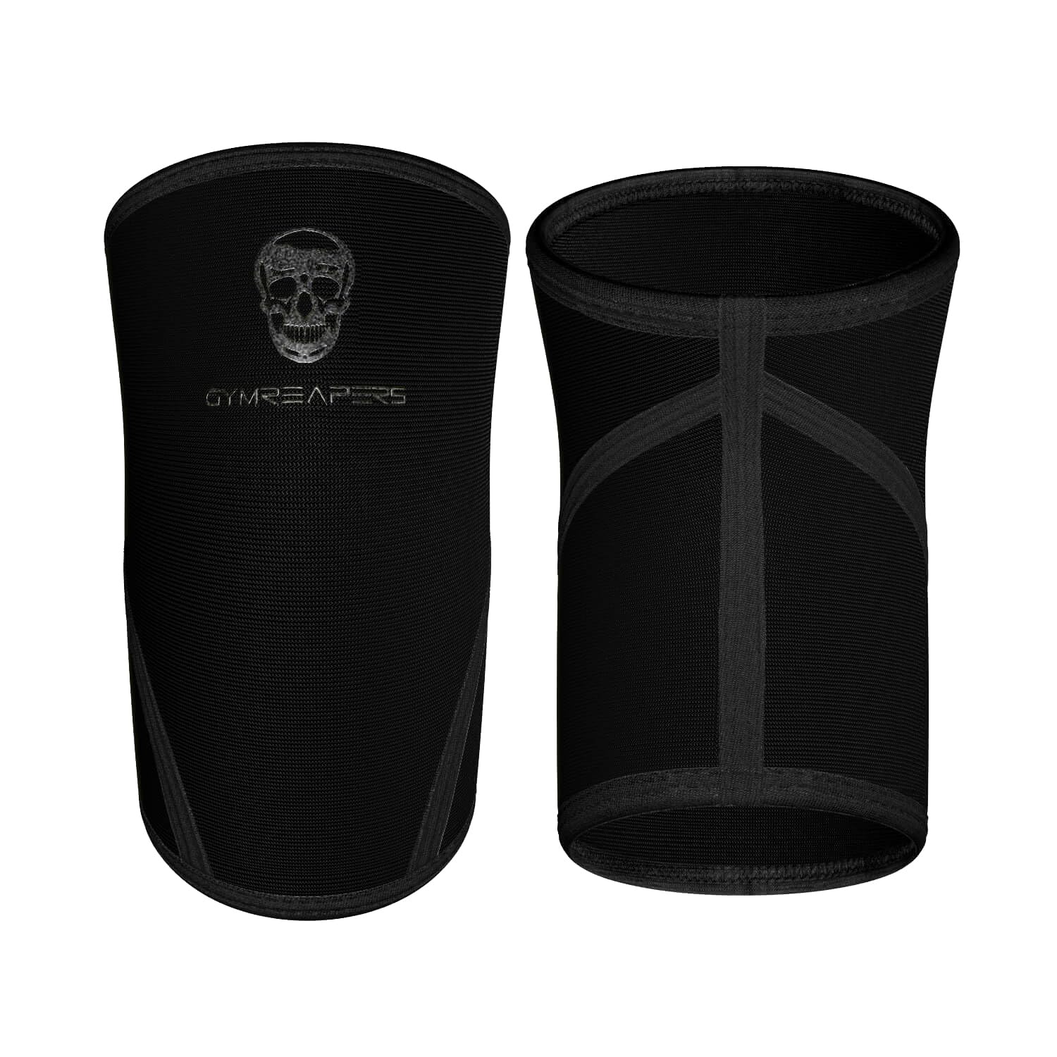 Gymreapers 7mm Neoprene Knee Sleeves, IPF Approved Compression Pair with Bag


