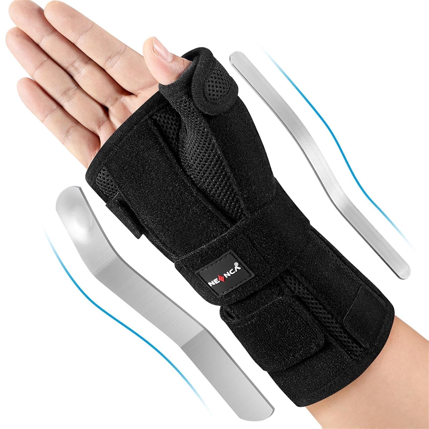 NEENCA Carpal Tunnel Wrist Brace with Thumb Support Thumb Spica Splint

