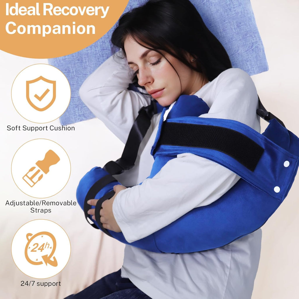 Shoulder Support Rotator Cuff Sling Pillow for Post-Surgery Recovery and Neck Care


