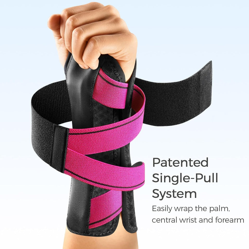 FREETOO Carpal Tunnel Wrist Brace Night Support Wrist Splint for Tendonitis Arthritis

