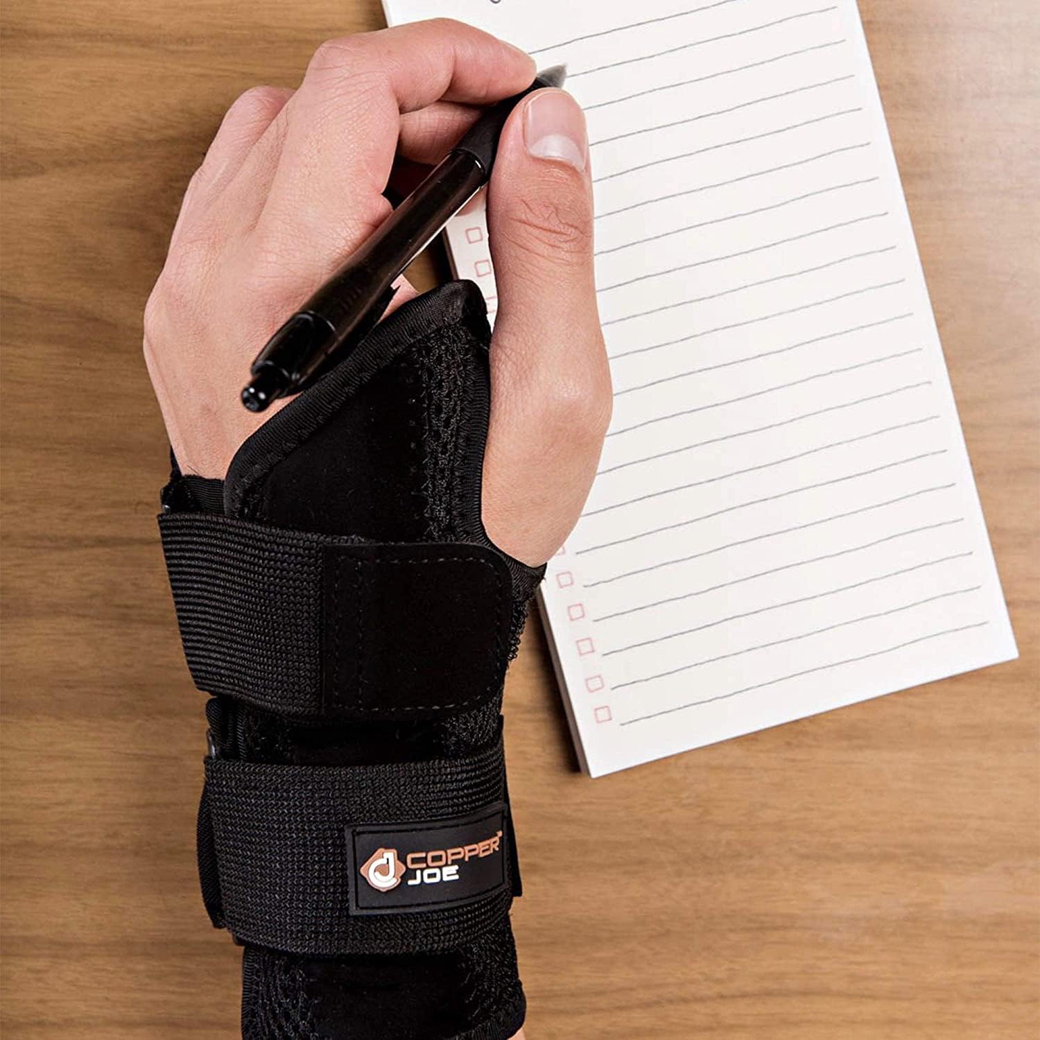 Copper Joe Orthopedic Copper-Infused Wrist Brace & Splint, Adjustable Compression

