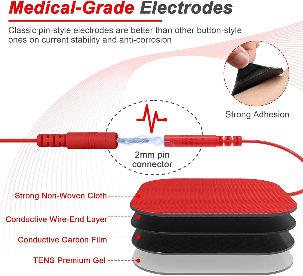 Belifu TENS EMS Muscle Stimulator for Pain Relief Therapy, 4-in-1

