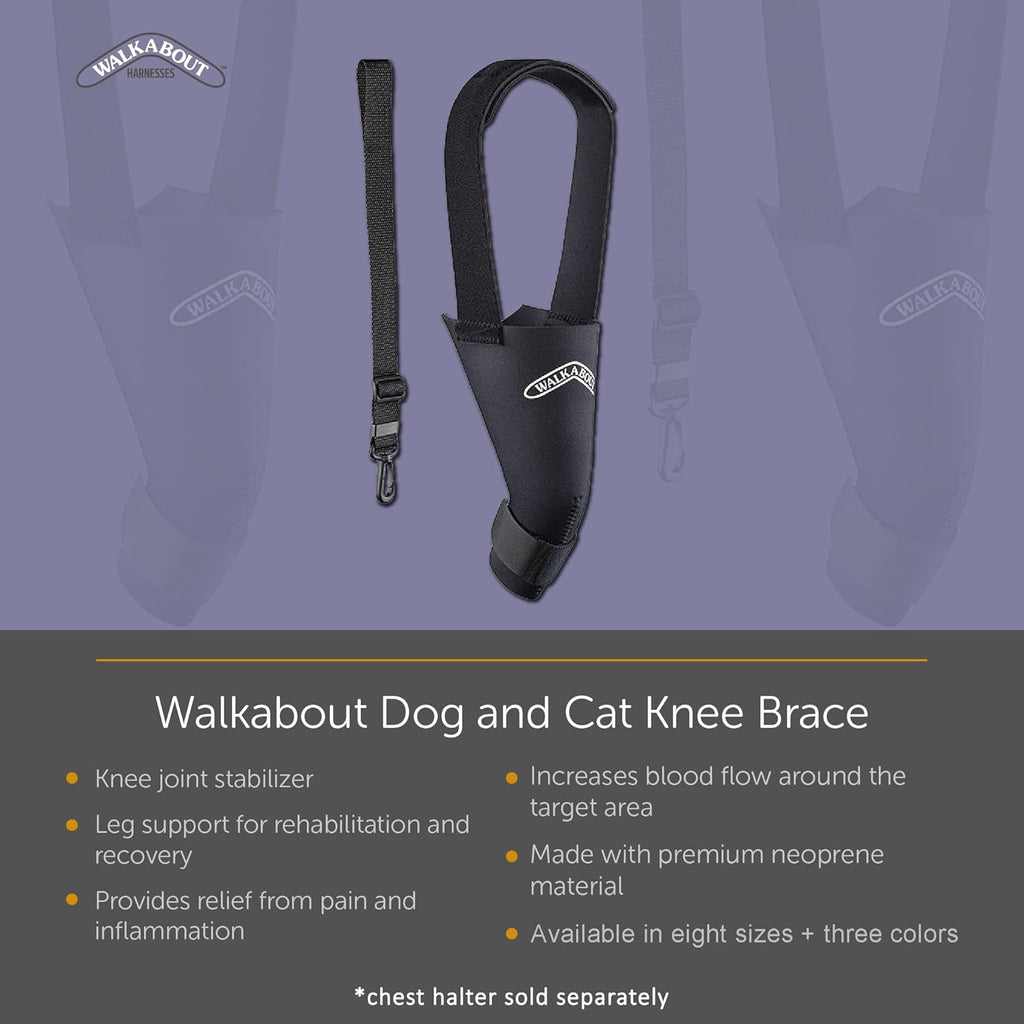 Walkabout Canine Stifle Brace Neoprene Support Sleeve

