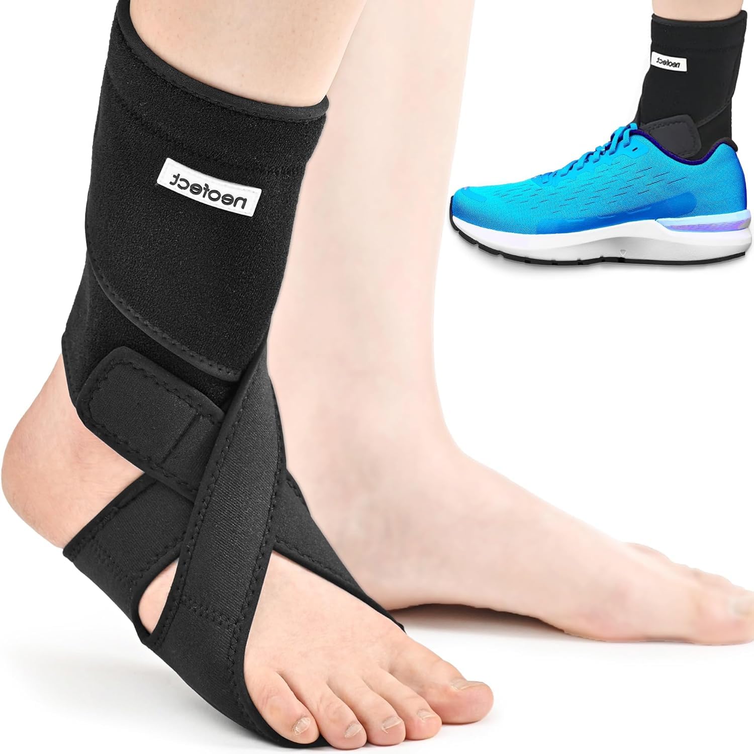 NEOFECT Drop Foot Brace Adjustable AFO Ankle Brace for Walking and Stroke Recovery

