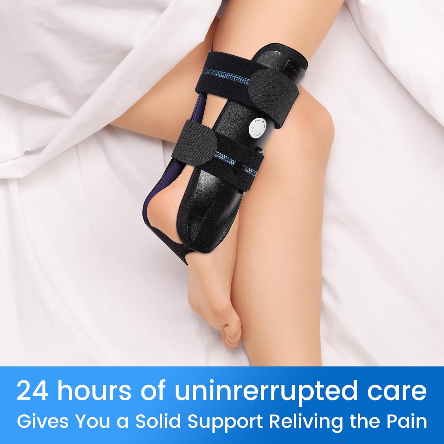 Velpeau Air Adjustable Rigid Stirrup Ankle Support Brace for Sprains

