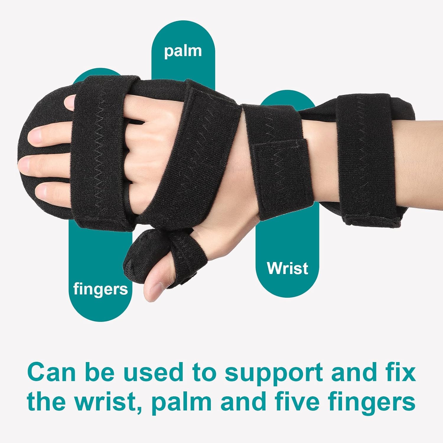 Sylong Resting Hand Splint for Carpal Tunnel Night Wrist Brace Finger Stabilizer

