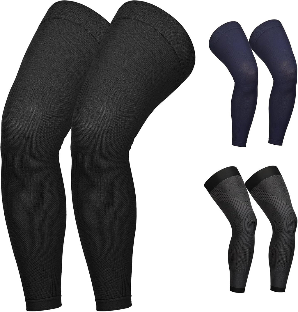 KEKING Full Leg Compression Sleeves Thigh High Unisex 20–30 mmHg Support

