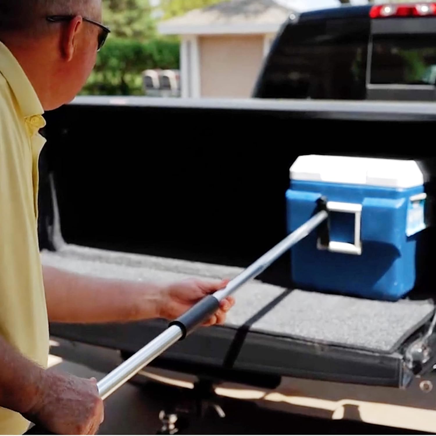 Telescoping Cargo Retriever Reacher Grabber Tool, Extendable 3-6 ft Reach Assist


