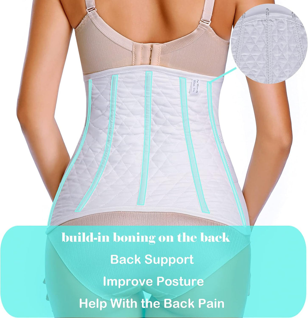 Postpartum Recovery Belly Band Belt Girdle Belly Binder, Cotton

