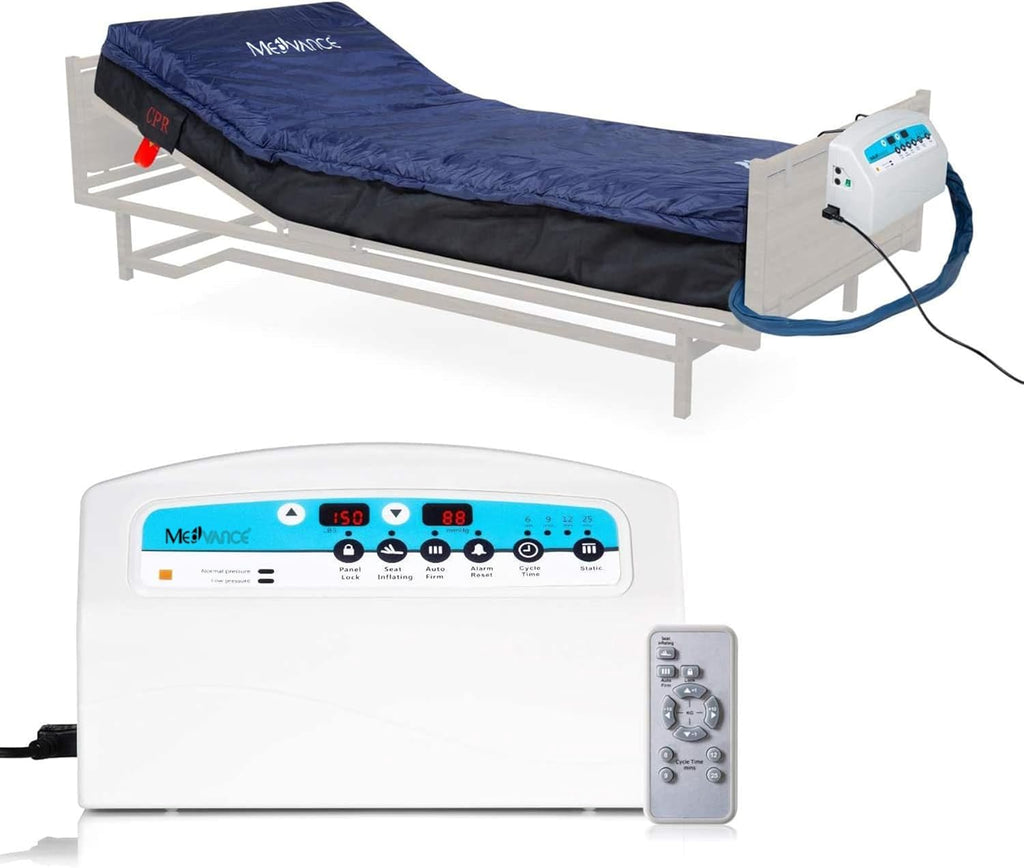 MedVance Low Air Loss Mattress Replacement System with Alarm, 8 Inch Digital

