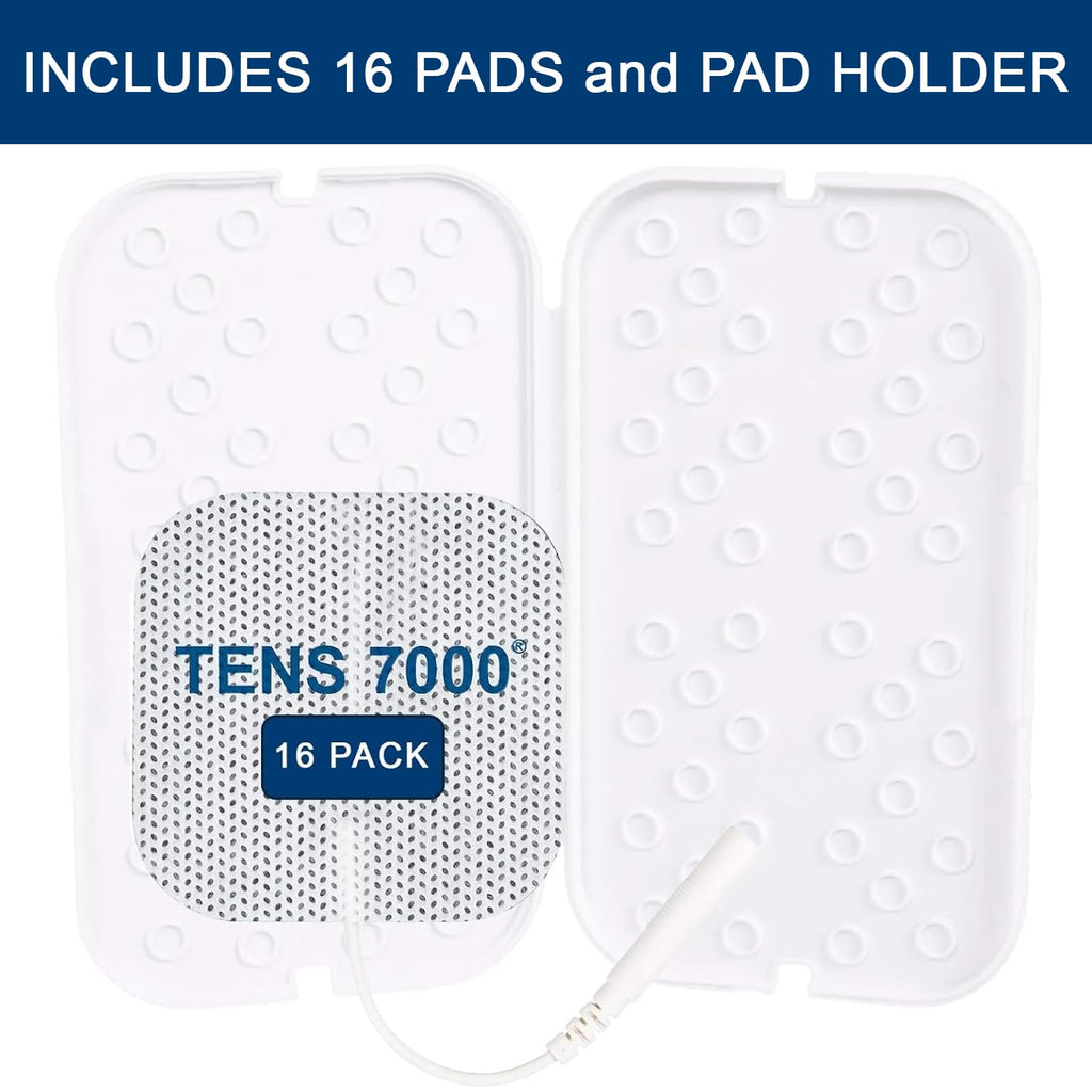 TENS 7000 TENS Electrode Pads Replacement with Carrying Case

