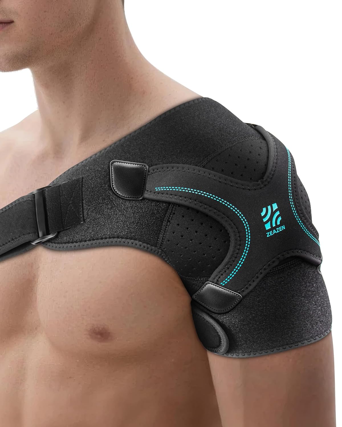 Shoulder Brace Rotator Cuff Support Arm Sling Compression Sleeve Adjustable

