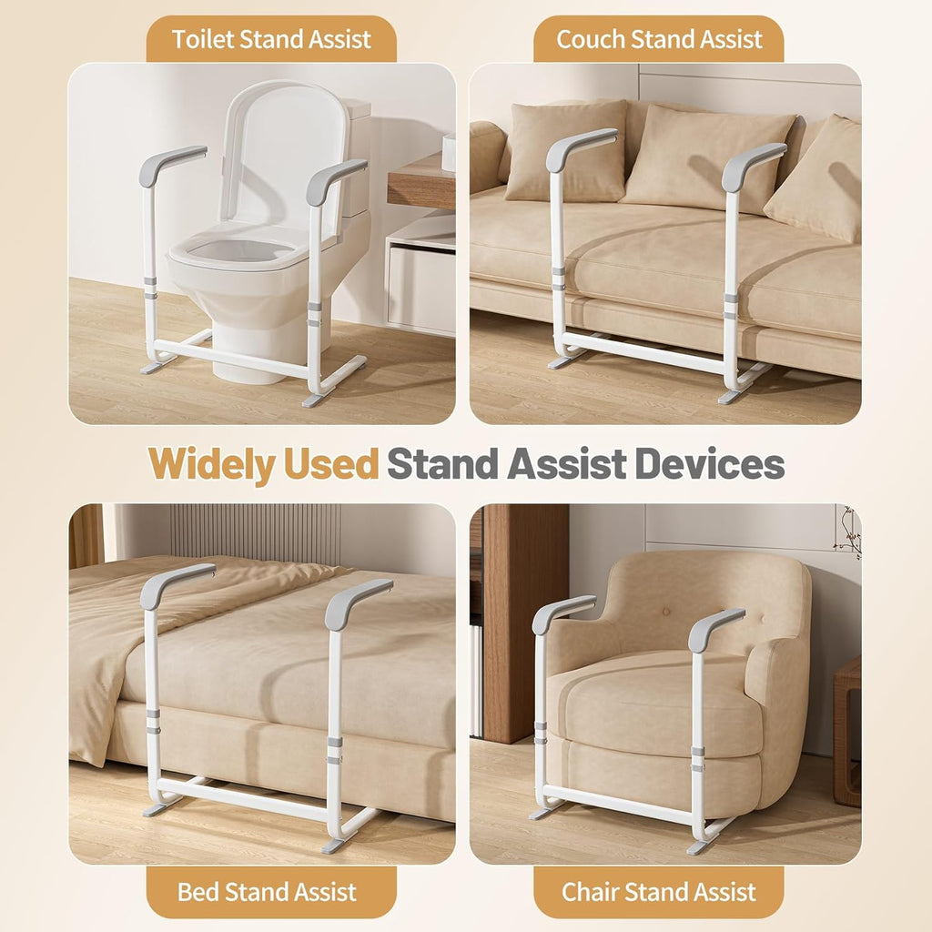 Height Adjustable Couch Stand Assist for Elderly, Dual Handles, 300 lb

