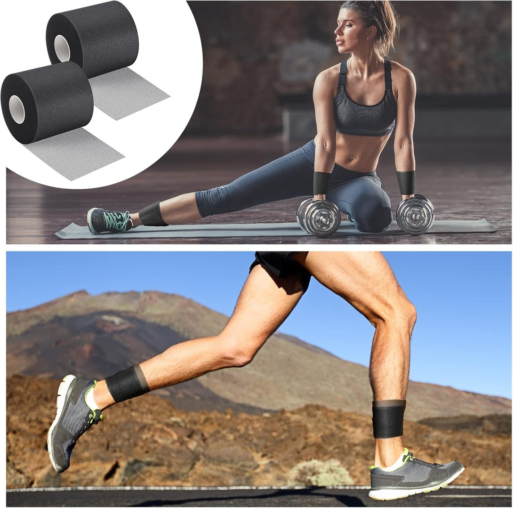 Nuanchu 12-Pack Athletic Pre Wrap Tape, PU Foam Underwrap 2.75 in x 30 yd

