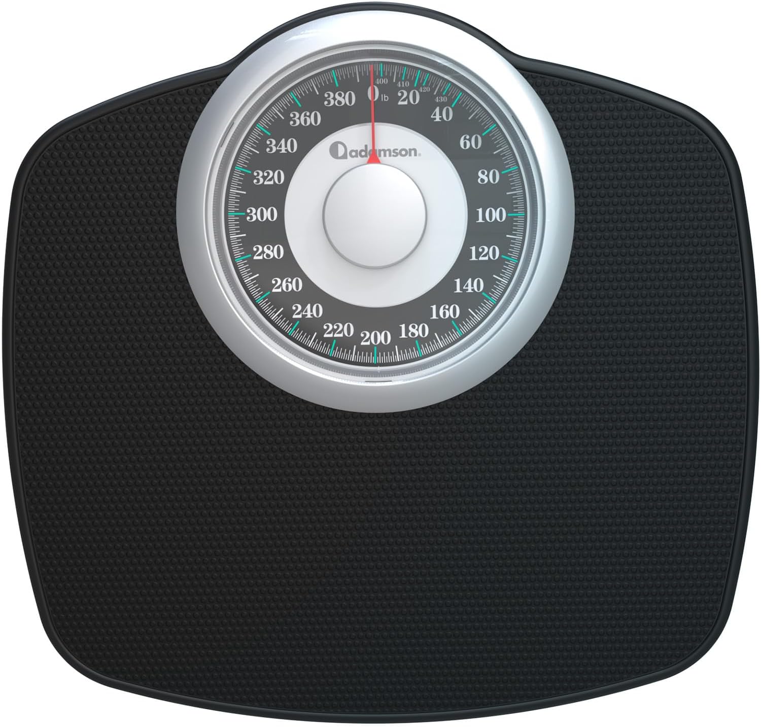 Adamson A25T Analog Bathroom Scale, Anti-Skid Dial, Up to 400 lb

