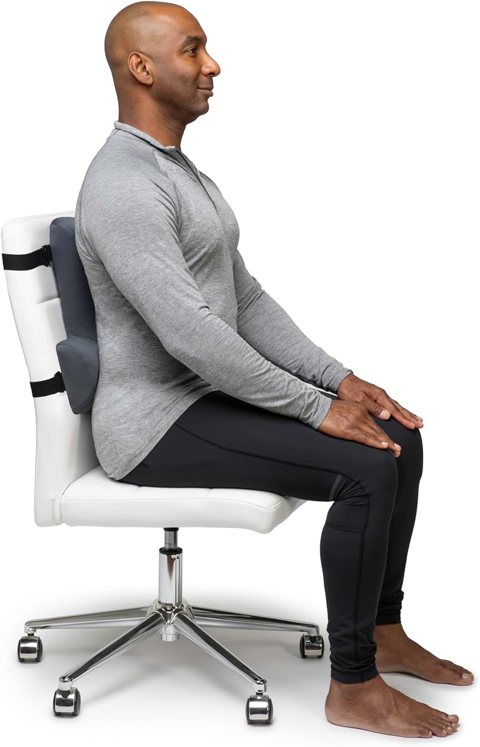 OPTP Thoracic Lumbar Back Support Pillow for Chair, Car, Office Sitting Posture

