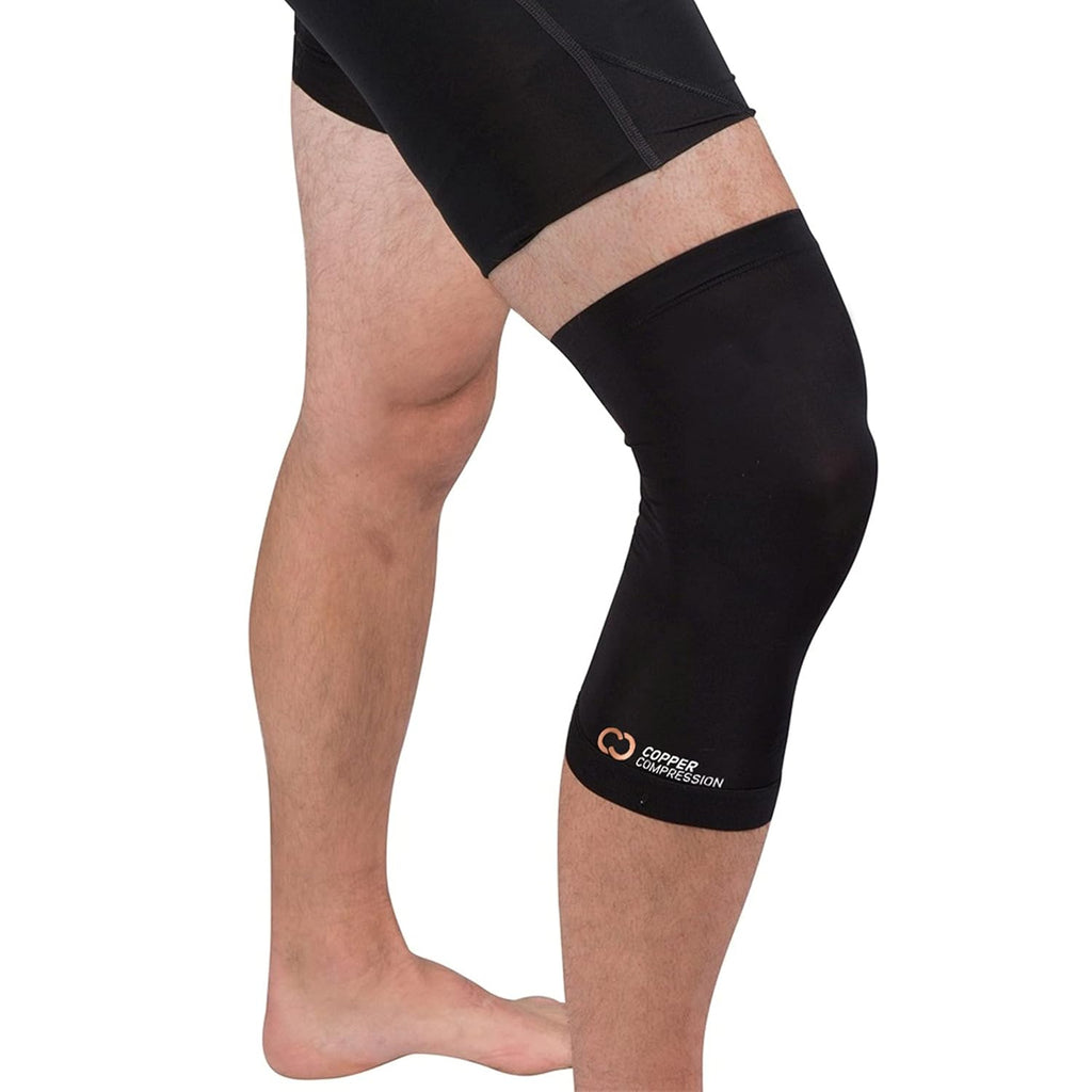 Copper Compression Knee Sleeve, Copper-Infused Knee Stabilizer Support Brace


