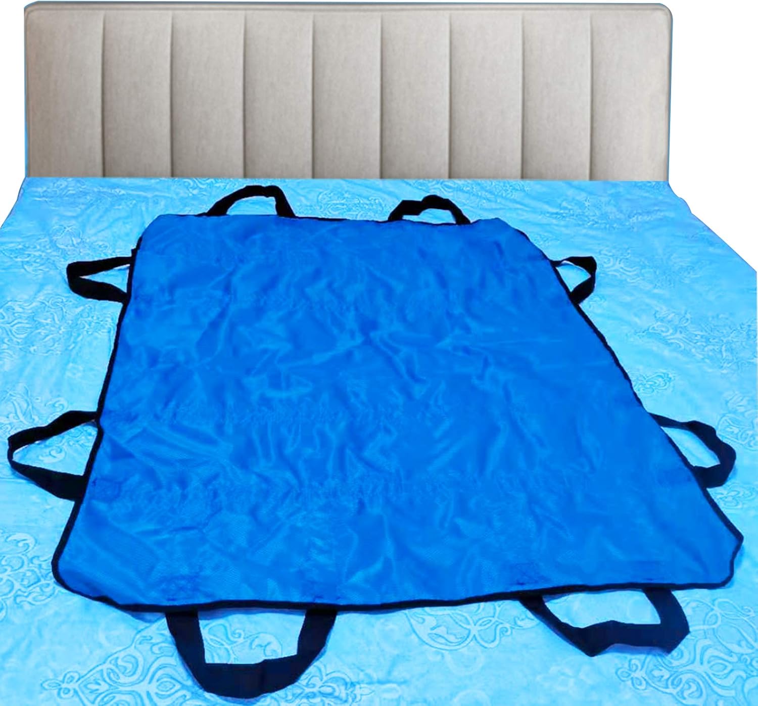 Positioning Bed Pad with Handles, Incontinence Mattress Protector Liner, Washable

