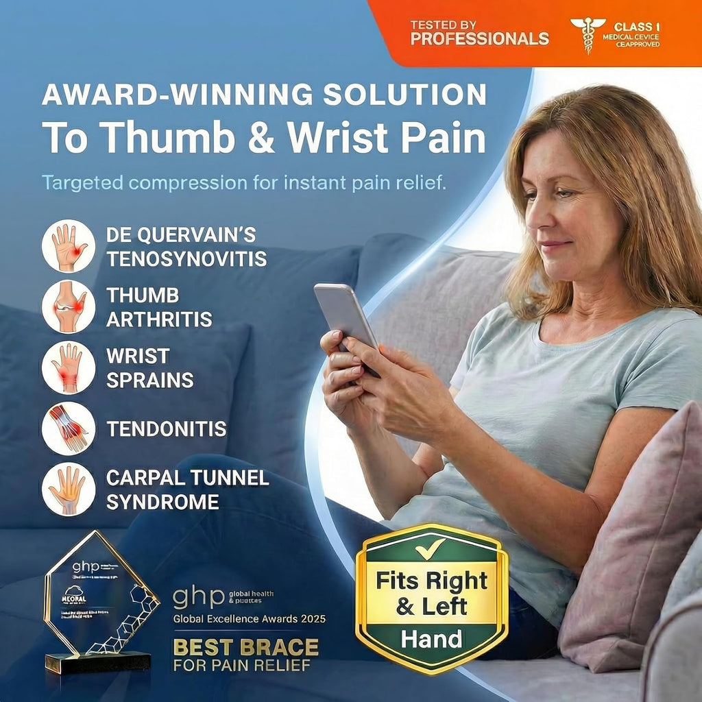 Thumb Spica Splint Brace with Adjustable Straps for De Quervain’s Thumb Pain

