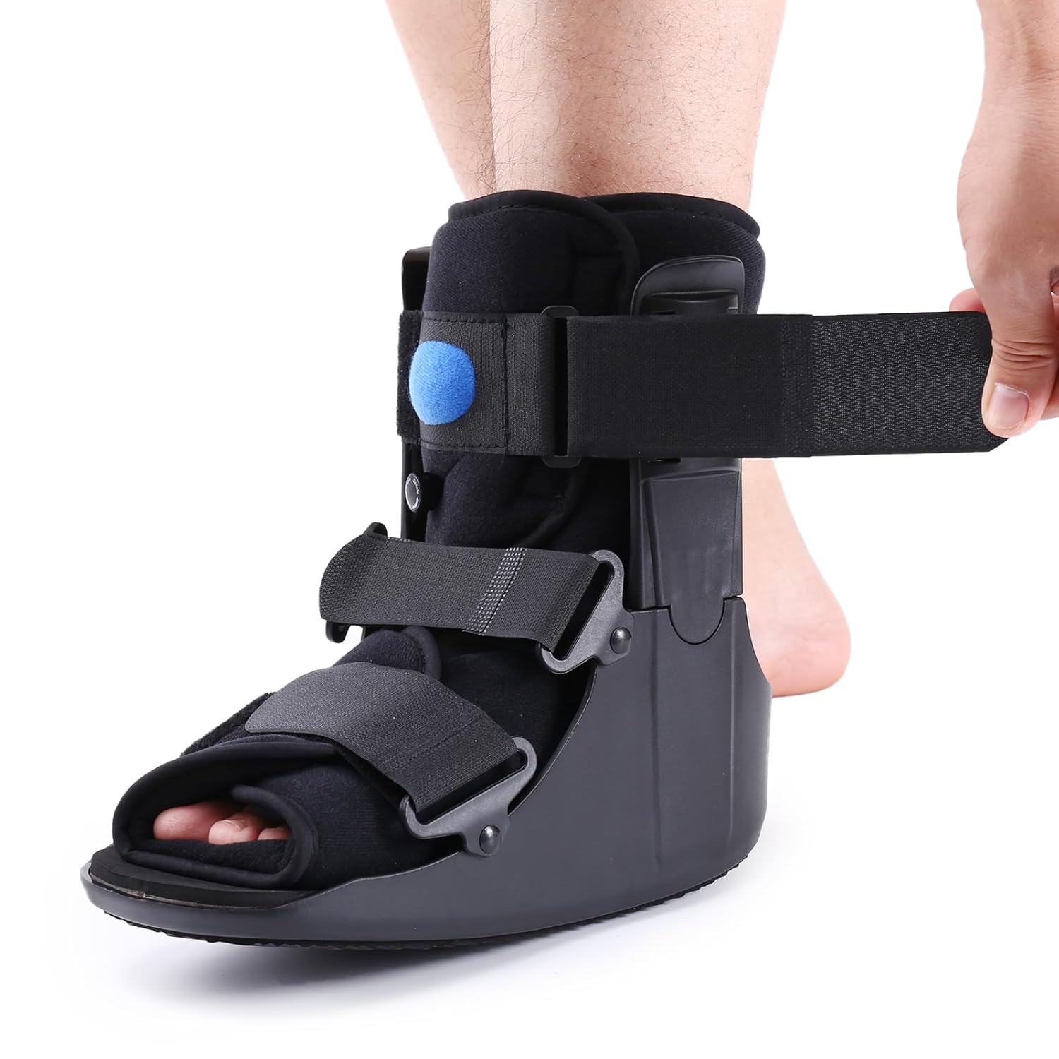 Inflatable Walking Boot Air CAM Walker Fracture Boot Orthopedic Brace Black

