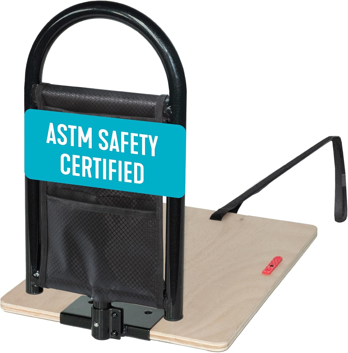 Stander Adult Portable Bed Rail with Safety Handle, Organizer Pouch, ASTM Approved

