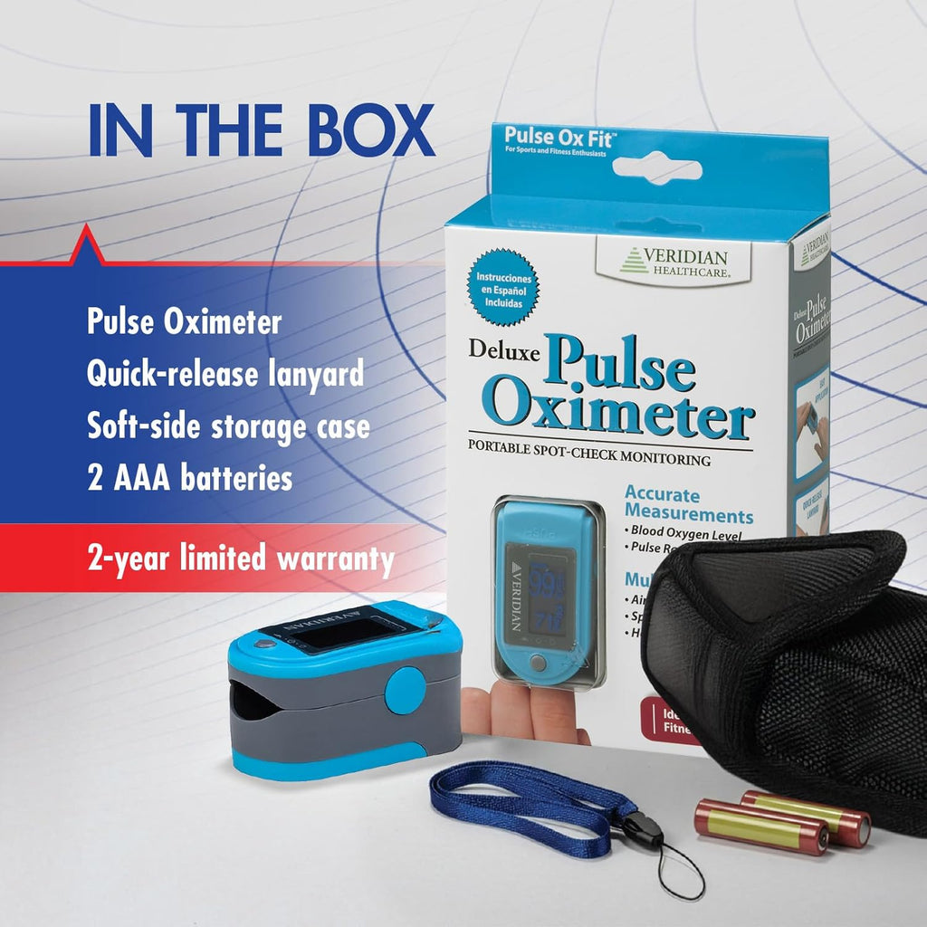 SmartHeart Fingertip Pulse Oximeter for Blood Oxygen Saturation Monitoring

