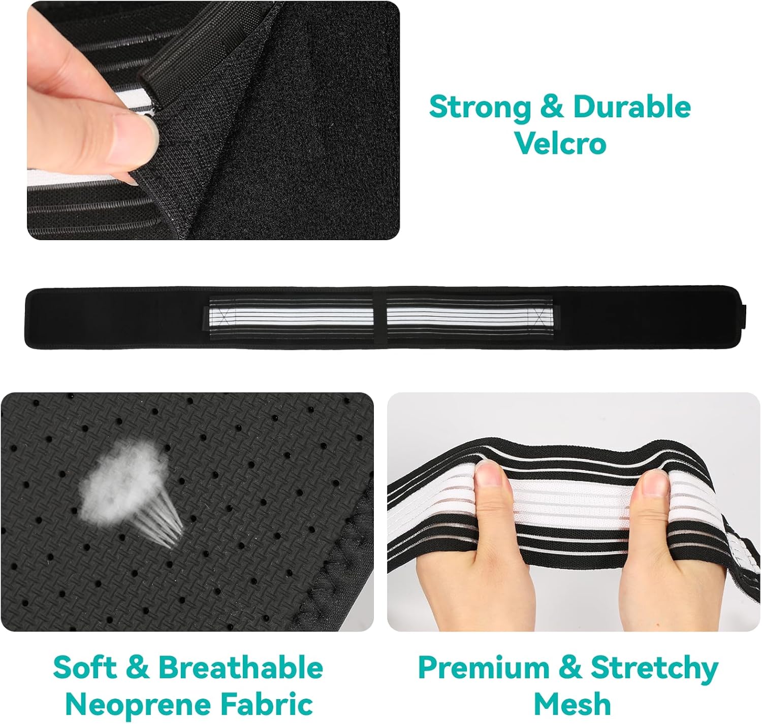 Lightweight Neoprene Lumbar Support Back Brace Belt for Lower Back Pain

