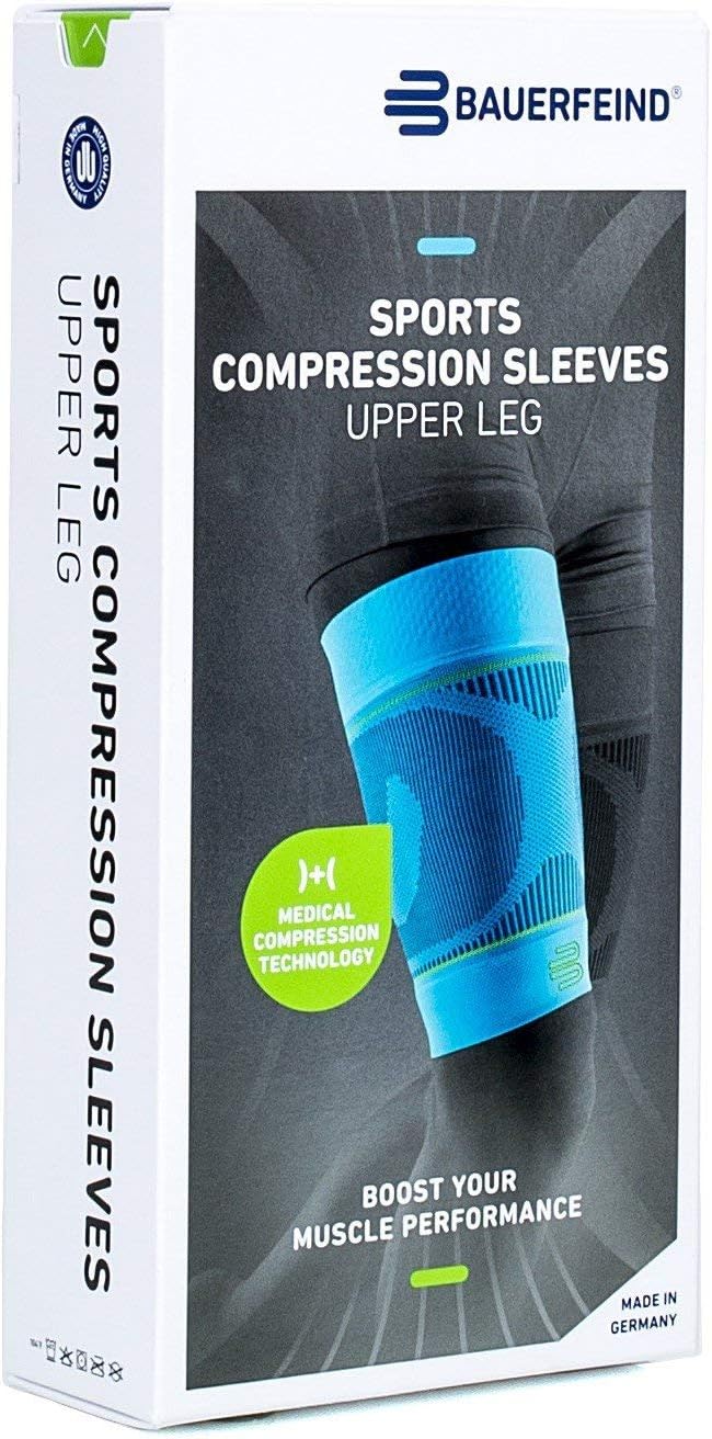Bauerfeind Sports Compression Upper Leg Sleeves for Thigh and Hamstring Support

