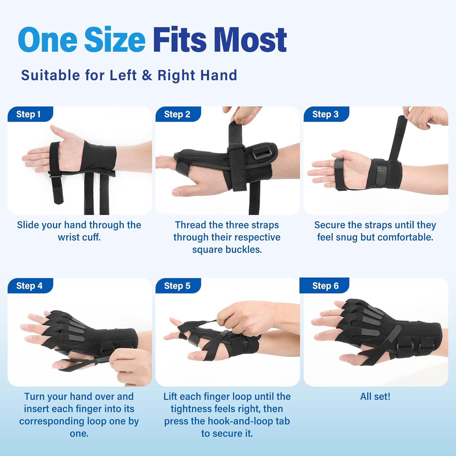 Chonario Radial Nerve Palsy Splint for Wrist Drop, Finger Extension Brace

