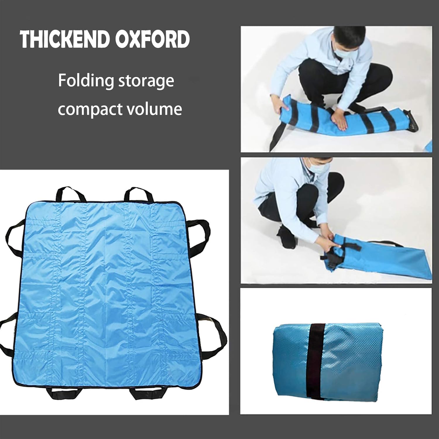 Positioning Bed Pad with Handles, Incontinence Mattress Protector Liner, Washable

