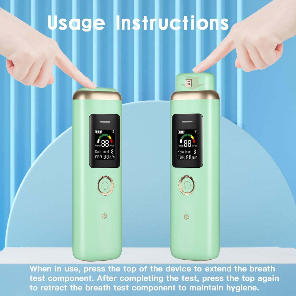 Ketone Breath Analyzer Meter for Acetone Monitoring, Keto Breath Ketosis Tester

