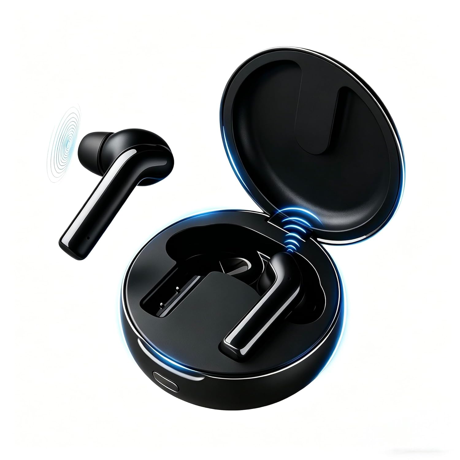 ZDEER OTC Hearing Aids Rechargeable In-Ear Noise Reduction 34-Channel Digital

