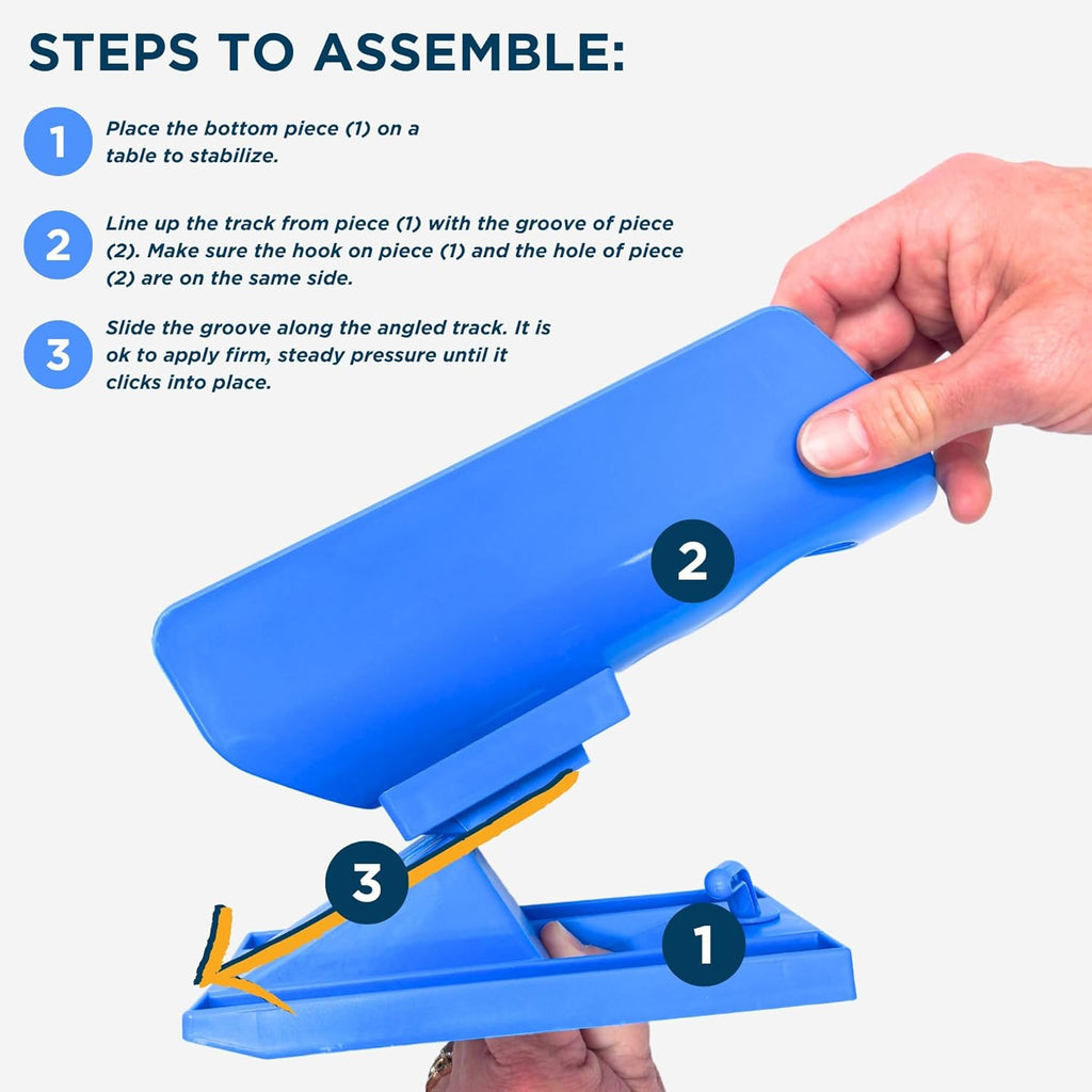 OrthoSleeve Sock Aid Device with Handle, Easy On Off Sock Assistant

