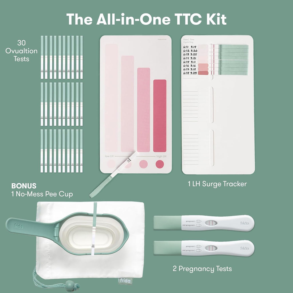 Frida Fertility Ovulation & Pregnancy Test Kit with LH Strips and Pregnancy Tests

