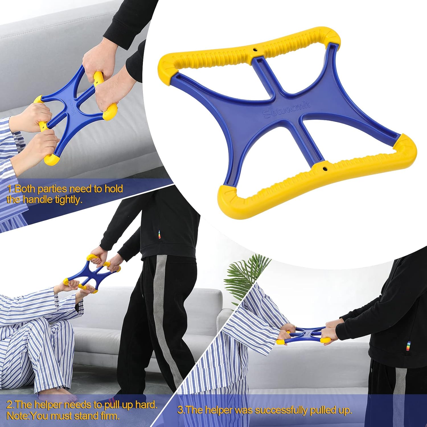 Liberty Lift Assist Standing Aid for Elderly, No-Slip Grip Handles, Portable


